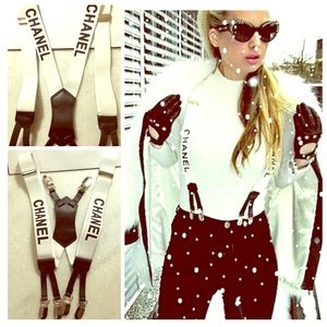 White & Black Suspenders